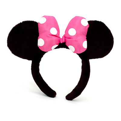 Disney-Stirnband-Hut - Plüsch-Minnie Mouse-Ohr-Kostüm-Zusatz mit Bogen für Partei