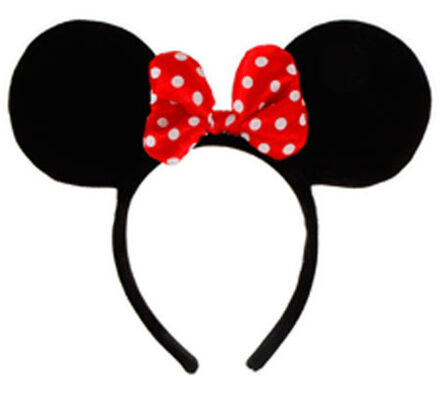 Disney-Stirnband-Hut - Plüsch-Minnie Mouse-Ohr-Kostüm-Zusatz mit Bogen für Partei