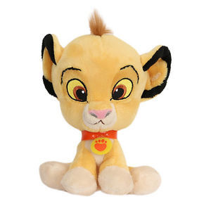 Gelber Großkopf-Löwe-König Simba Cartoon Stuffed Plush 8inch Disney spielt