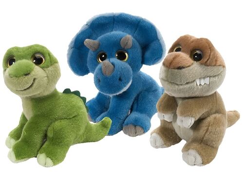 Waldtier-Dino-Drache-Plüschtier-Spielwaren, grün/Blau/Grau