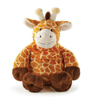Giraffen-Plüschtier-Spielwaren Browns reizende, die Haltung sitzen und stehen