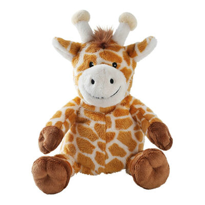 Giraffen-Plüschtier-Spielwaren Browns reizende, die Haltung sitzen und stehen