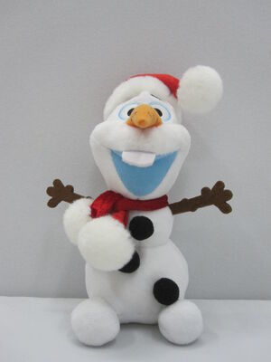 Der ursprüngliche Disney gefrorene Olaf-Schneemann-Plüsch, der angefüllt wird, spielt freundliches Eco