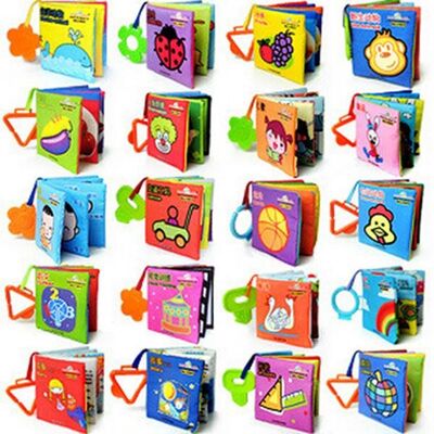 20 Arten Bbay-Stoff-Bücher für Baby-pädagogische Spielwaren-solides Papier für das früh lernende Baby