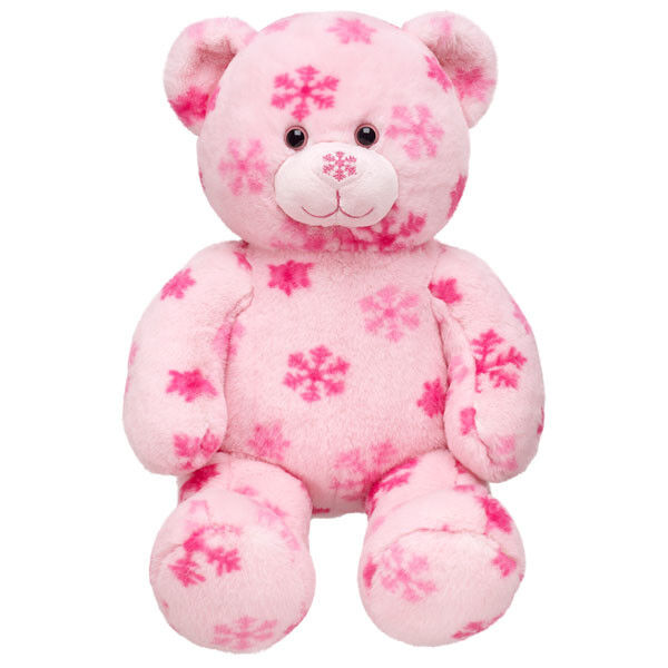 Mode und rosa Teddybär-Plüschtier spielt weiches Material der Mode