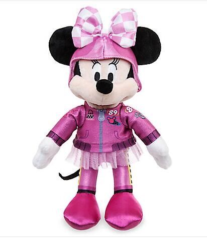 Mode-Disney-Plüsch-Spielwaren, rosa Rennläufer-Auto-Plüschtier offenen Tourenwagens Mickey Mouses Disney 30cm