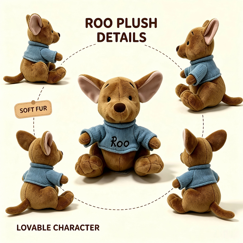 Süßes Weichmaterial Disney Plush Spielzeug Winnie the Pooh Roo