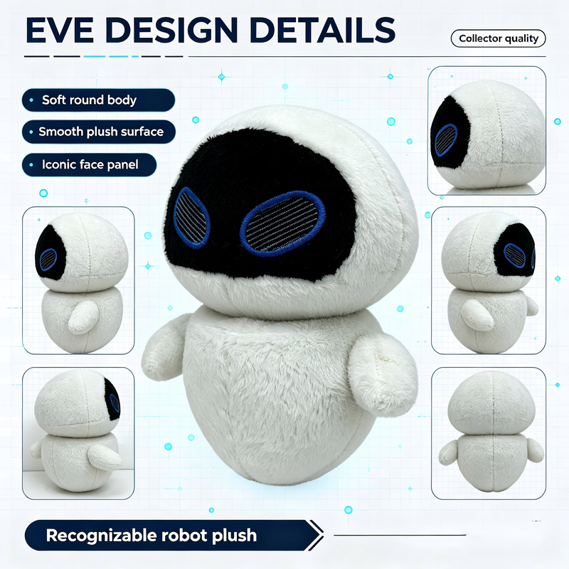 Süße Disney Pixar Plush WALL-E EVE gefüllte Tiere