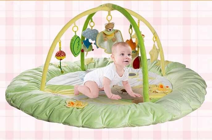 Fördernde hellgrüne große Baby-Spiel-Turnhallen für das Baby-Schlafen